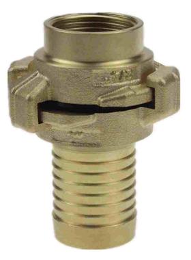 德标黄铜羊角格卡宝塔头加内丝geka静电喷涂专用爪式宝塔快速接头