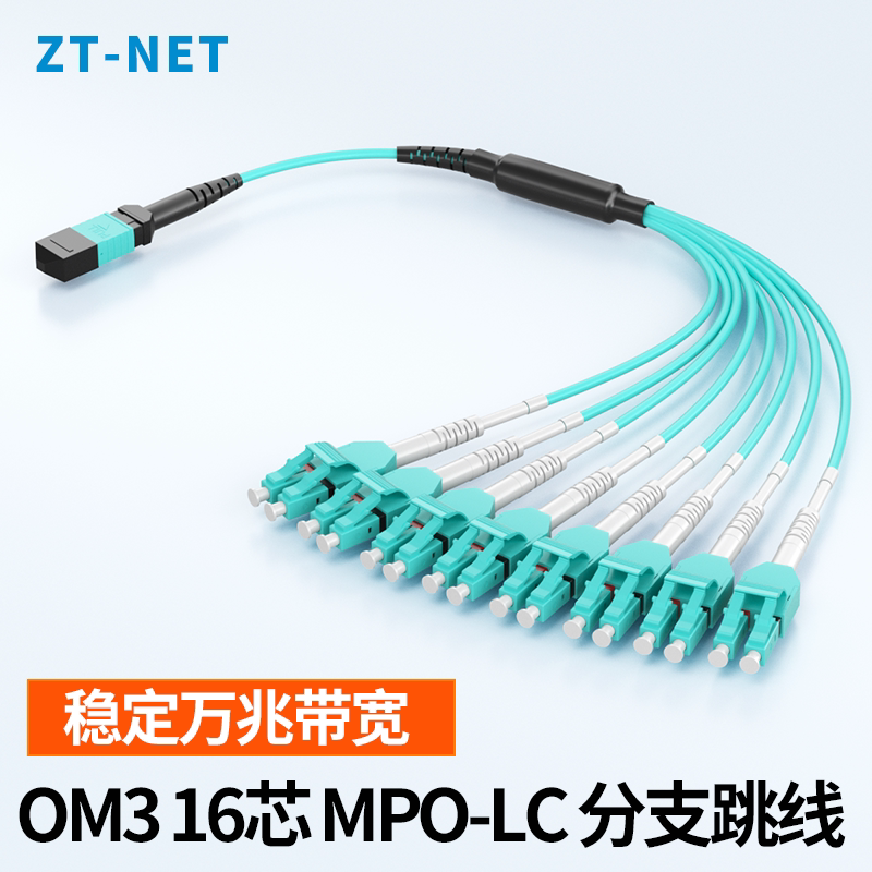 中天通信万兆OM3母头光纤跳线