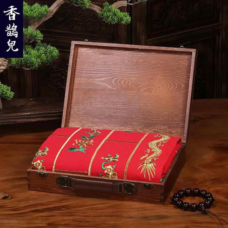 麻纱袈裟金边祖衣祥云衣红色僧服男和尚服装法衣千花佛衣僧袍