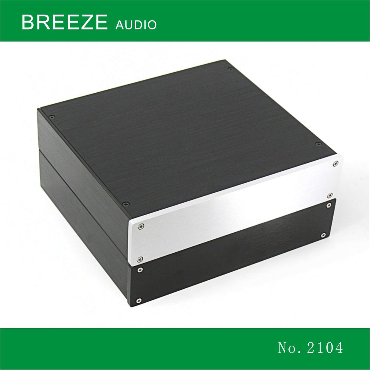 【清风工作室】半宽1U型材 2104/2204 全铝机箱可做功放 耳放 DAC