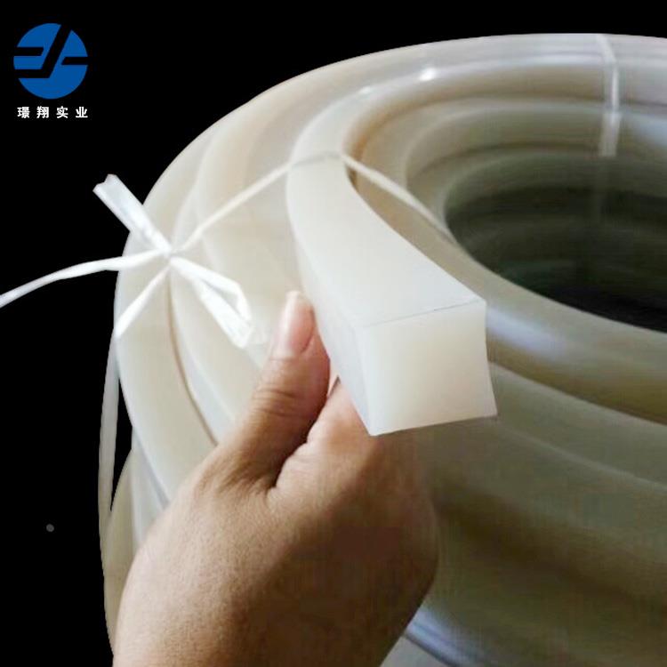 耐高温硅胶条方条 扁条防滑防水实心密封条5/6/8/10/12/15/20 mm