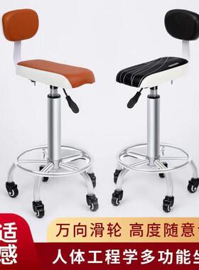厨房炒菜椅子家用旋转升降椅子酒吧椅吧台椅理发师靠背椅高脚凳子