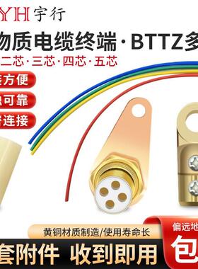 矿物质电缆终端头BTTZ接地卡BTTVZ线鼻子防潮密封胶配件整套铜套