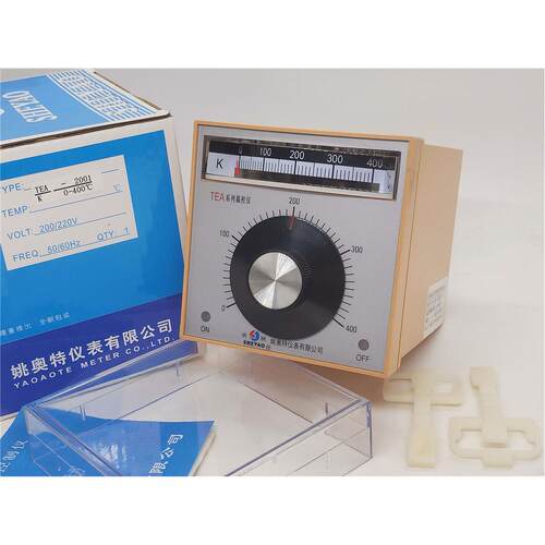 SHEYAO姚奥特TEA-2001指针温控仪烘箱TED2001旋钮温控器K型400度