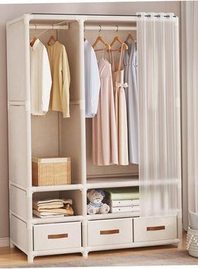 newSimple wardrobe clothes closet storage cabinet 简易柜无纺