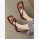 flat Roman Ancient women sandals for 平底绑带女鞋 belt shoes