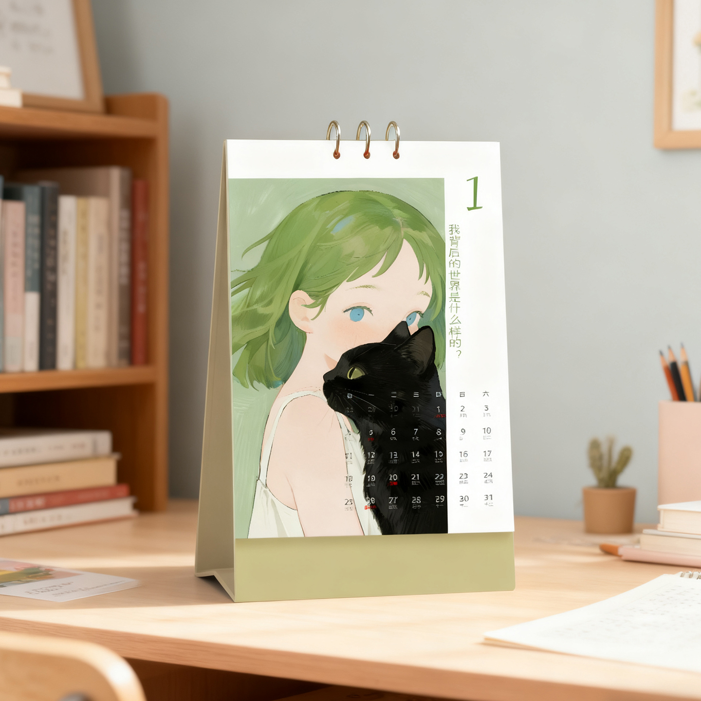 2025年新款创意桌面摆件台历