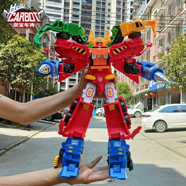 咖宝车神重工战队超级创建巨人变形机器人玩具机甲勇将开拓者男孩