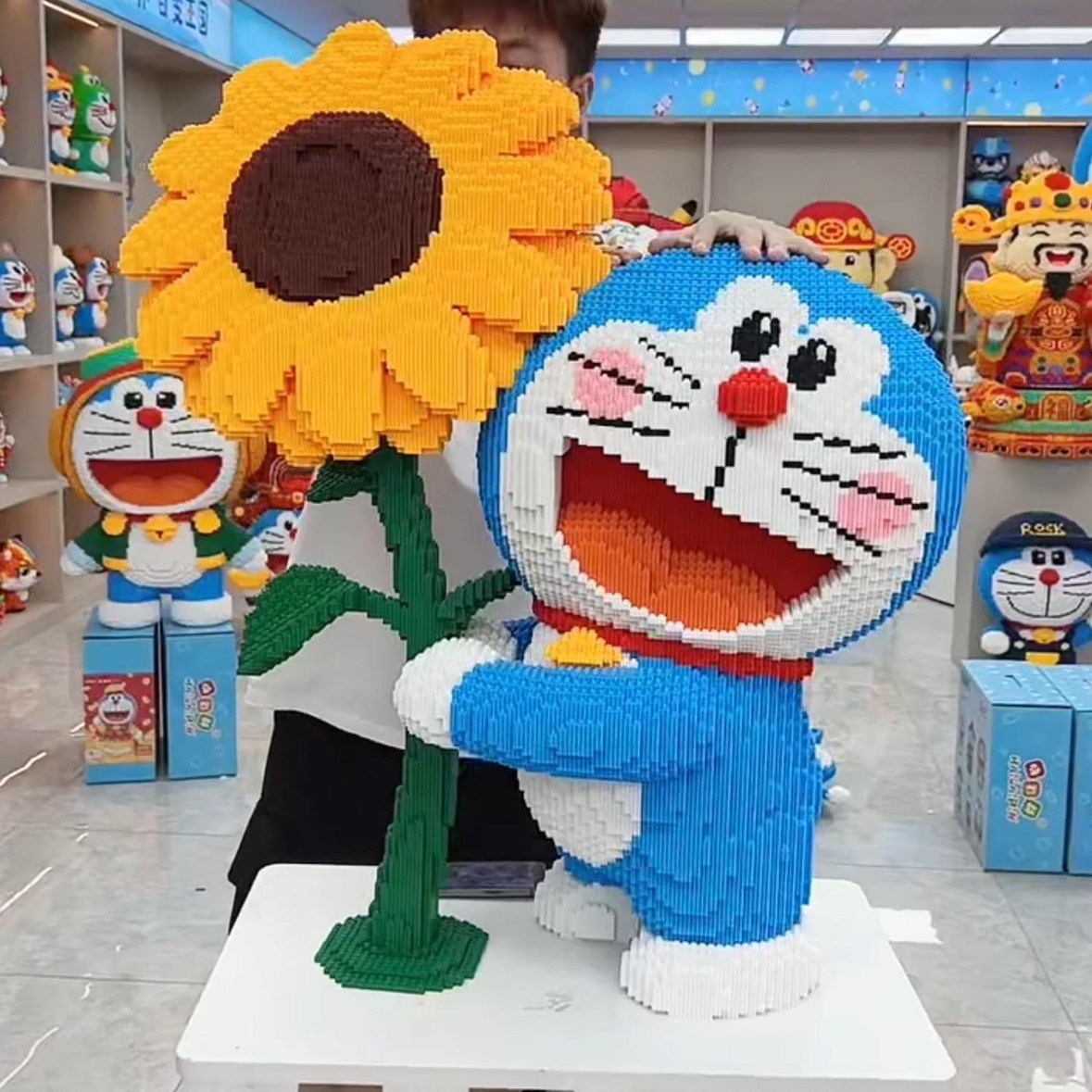 2026新款向日葵哆啦a梦拼装积木