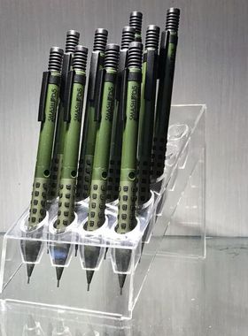 日本派通Pentel限定Q1005低重心墨绿色Smash绘图自动铅笔0.5