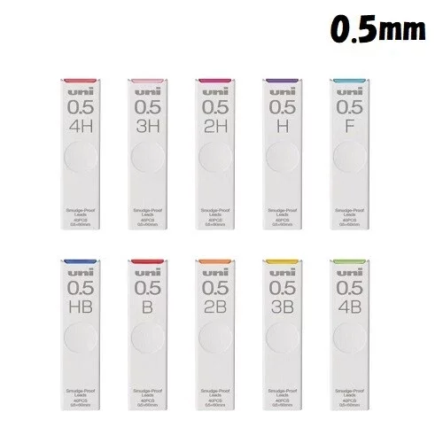 三菱铅笔UNI防污自动铅笔芯0.5mm