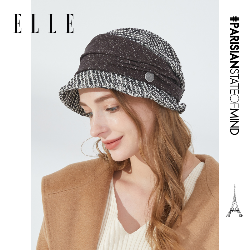 ELLE休闲礼帽优雅气质百搭时装帽