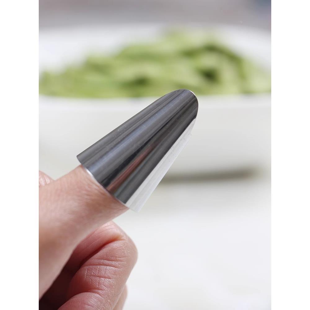 摘菜剥毛豆神器多功能不锈钢保护套花椒防护手指套摘豆角剥瓜果器