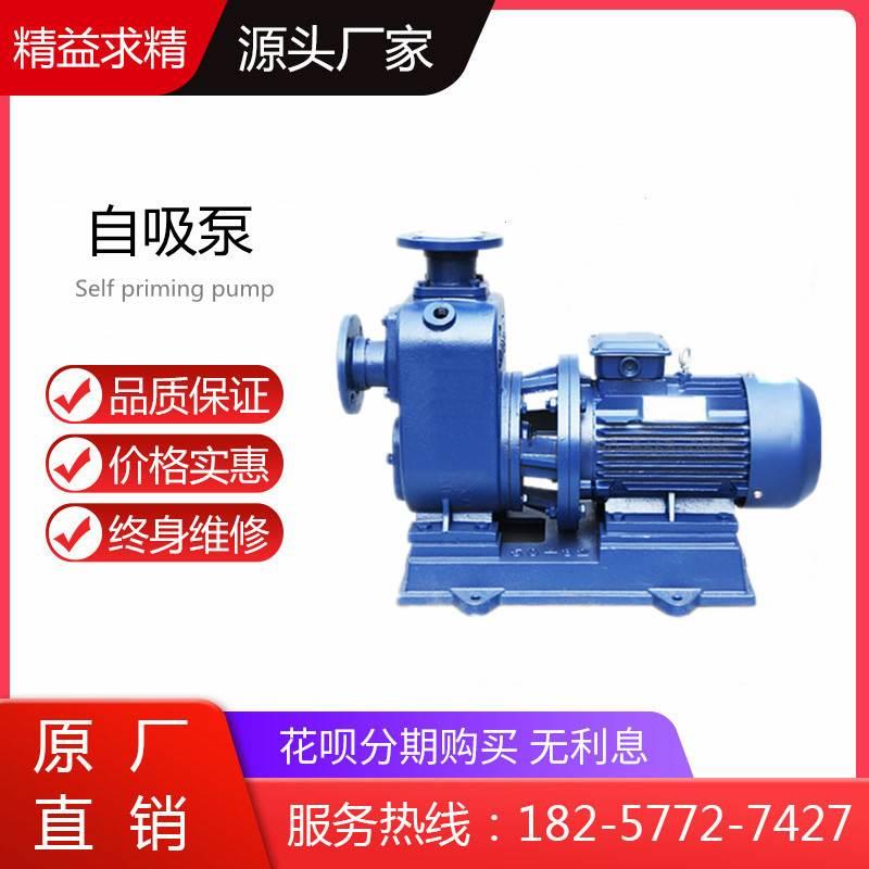 50SCZ15-12型直联式自吸泵 耐腐蚀化工排污泵 卧式管道增压污水泵