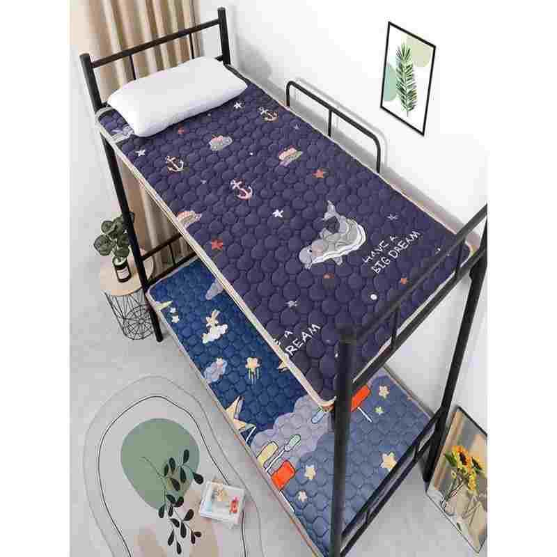 床垫软垫宿舍单人法兰绒床褥家用双人水洗折叠防滑四季上下铺防滑