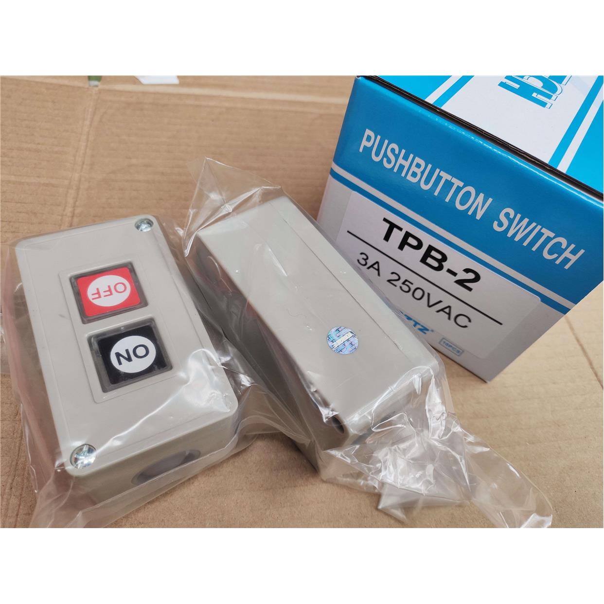 原装TMAZTZ永得TPB-2 TPB-3盒式塑壳压扣开关 动力押扣启动按钮