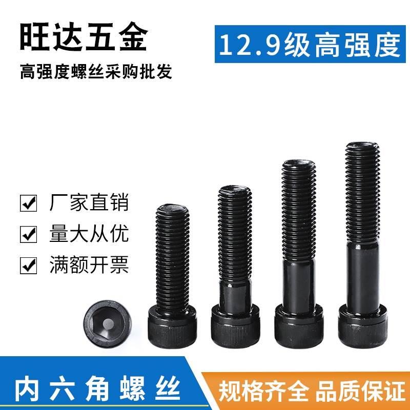 12.9级加长内六角螺丝M5M6M8M10M12M14M16M18M20特长螺丝加长螺栓