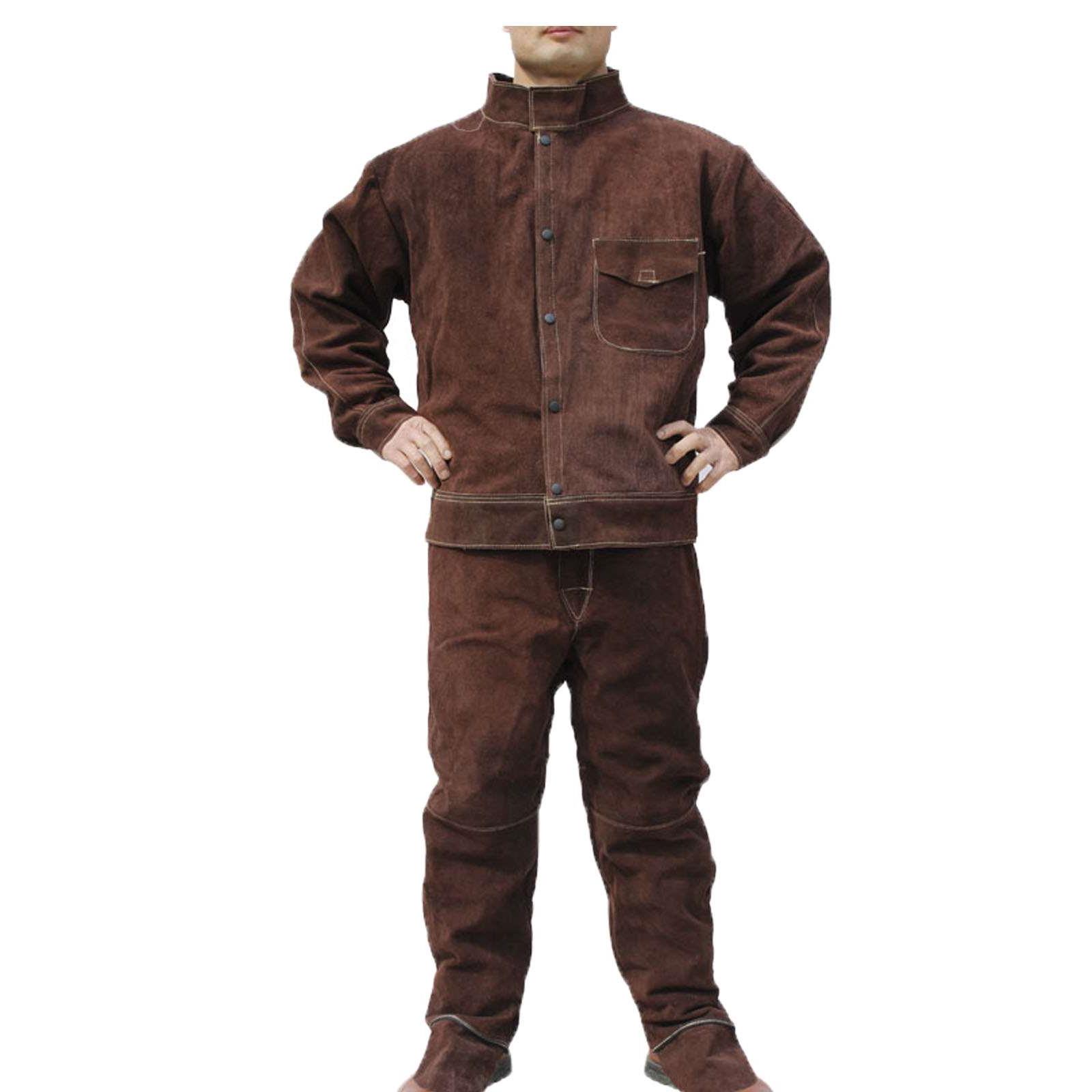 纯牛皮耐磨隔热防烫防阻燃氩弧焊烧焊衣电焊服焊工焊接防护工作服