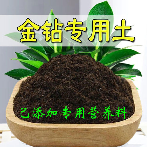 金钻适用土营养土通用养花种绿植发酵育苗土盆栽有机透气增肥疏松