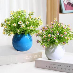仿真花假花摆设客厅满天星摆花家居装饰品桌面小绿植盆栽花束摆件