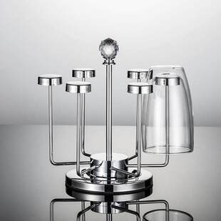 杯架不锈钢茶杯架挂杯子架子水杯置物架创意啤酒玻璃杯沥水架家用