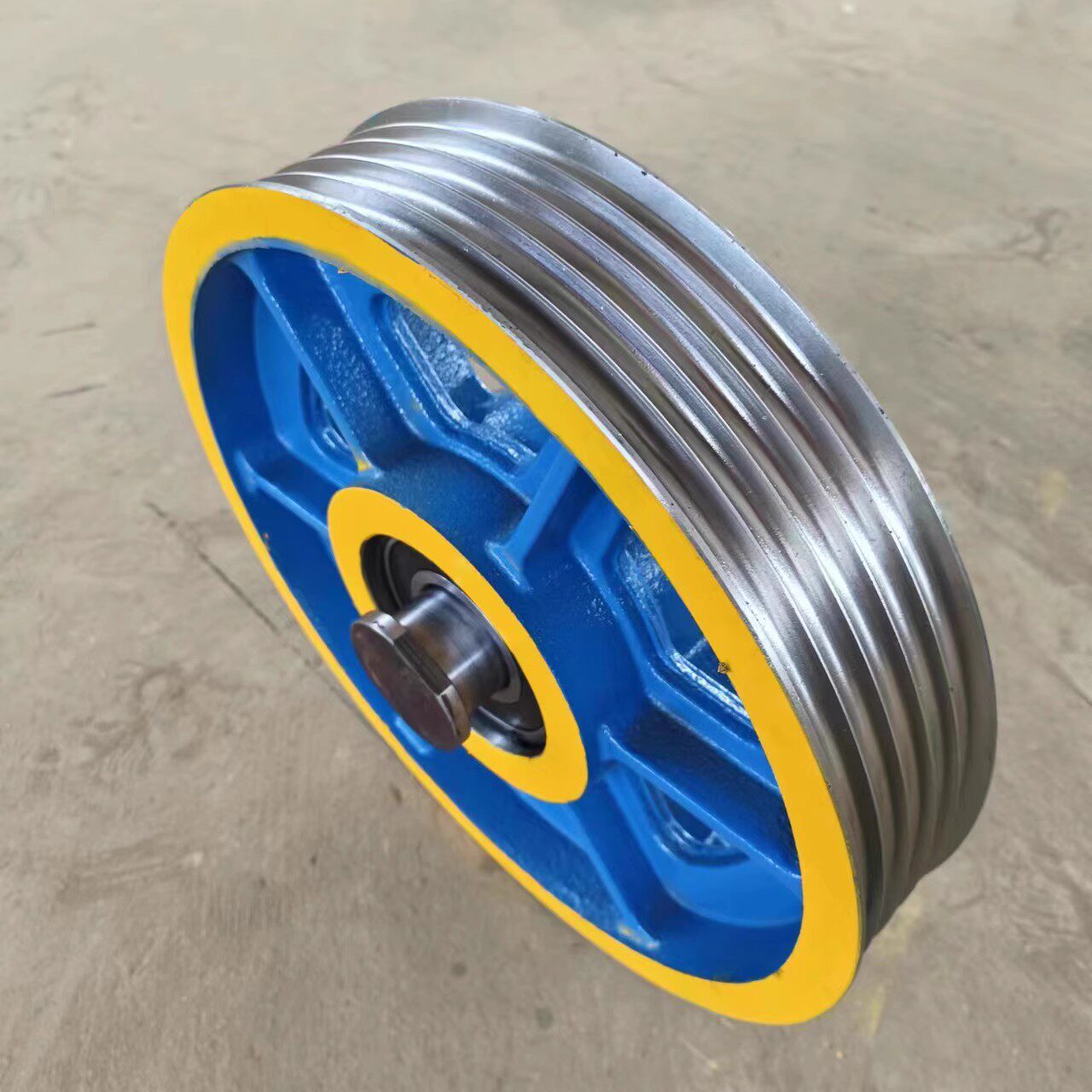 永大电梯轿顶反绳轮对重反绳轮主机机房钢丝绳导向轮曳引轮轿顶轮