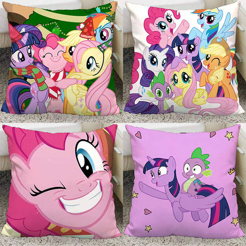 小马宝莉周边抱枕独角兽卡通二次元枕头宿舍床头午睡靠枕生日礼物