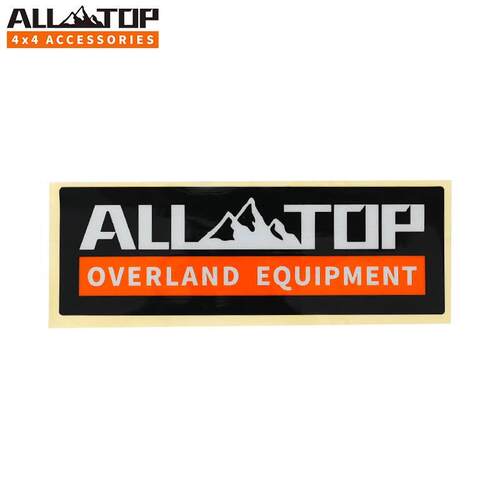 4*12cmALL-TOP OVERLAND车贴户外越野自驾装饰贴纸