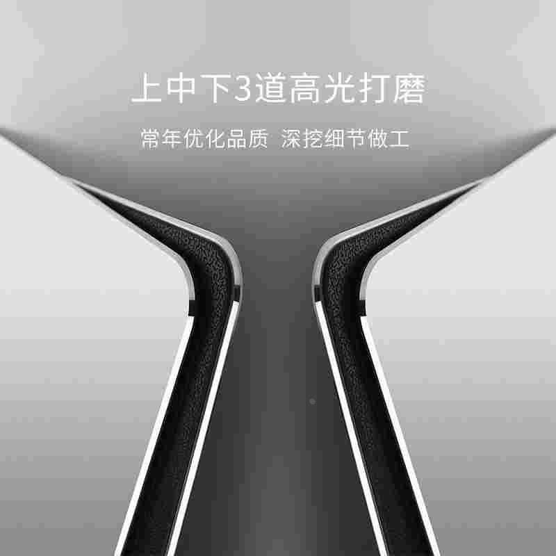 鹿为铝合金金属鼠标垫双面铝制防拉花