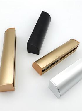 床包角铝合金黑色25板床用五金 圆弧直R角柜体防碰撞护角连接件