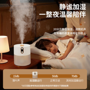 家用车载空气香薰精油净化器双喷加湿器超声波空气补水补雾器 新款