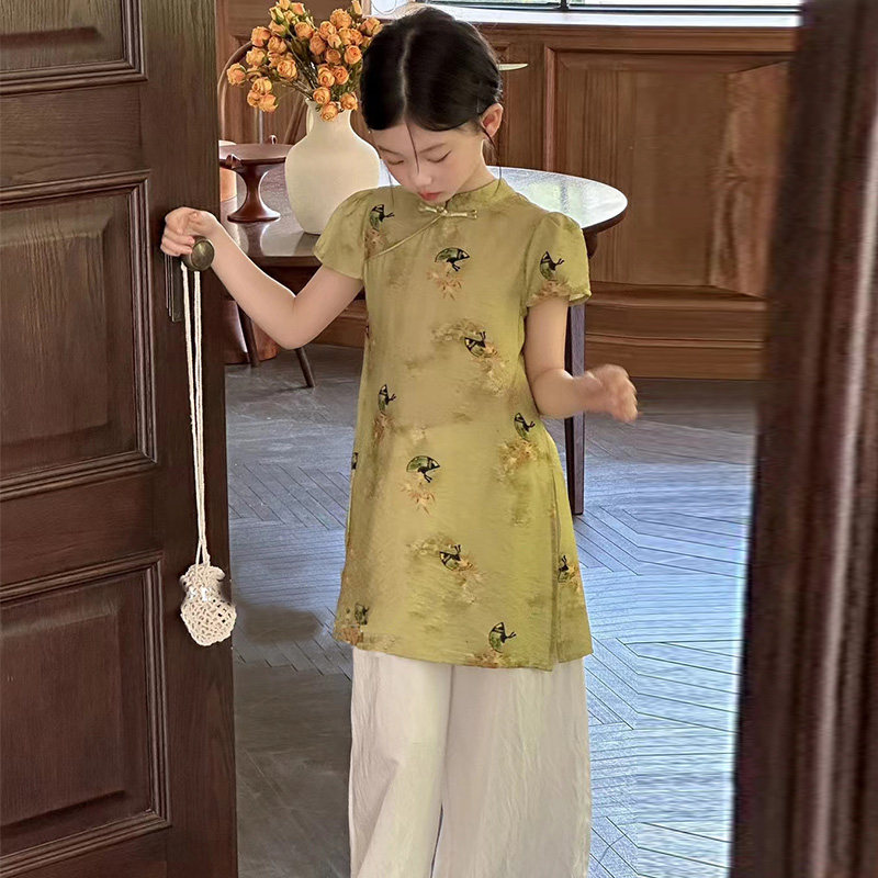 女童套装夏洋气潮装高级感服装国套装