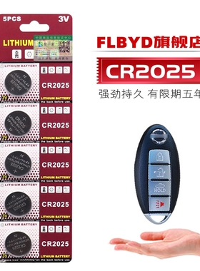 适用东风风神A60 E70 A76 风度 MX6汽车遥控器钥匙电池CR2025 3V