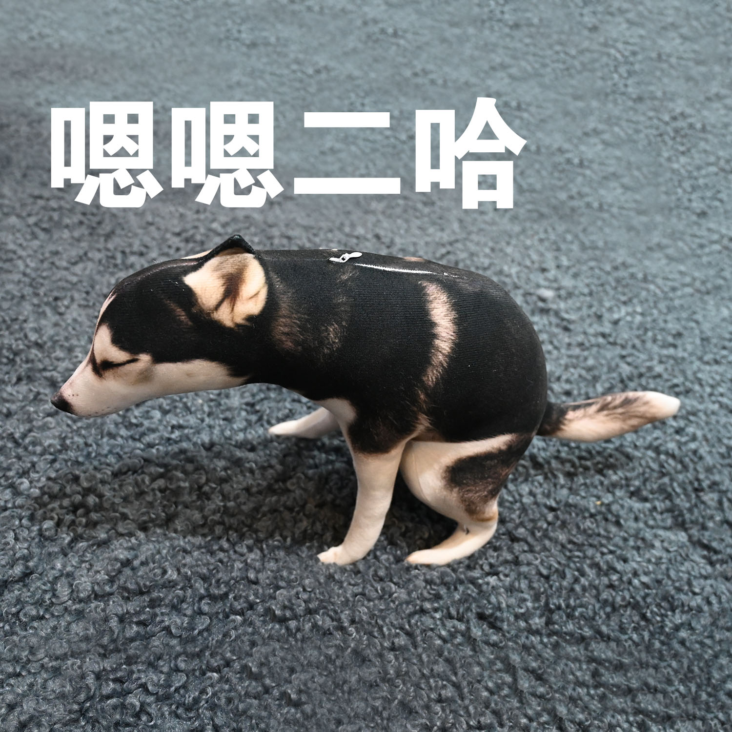 JOLOE原创萌趣哈士奇毛绒抱枕图片