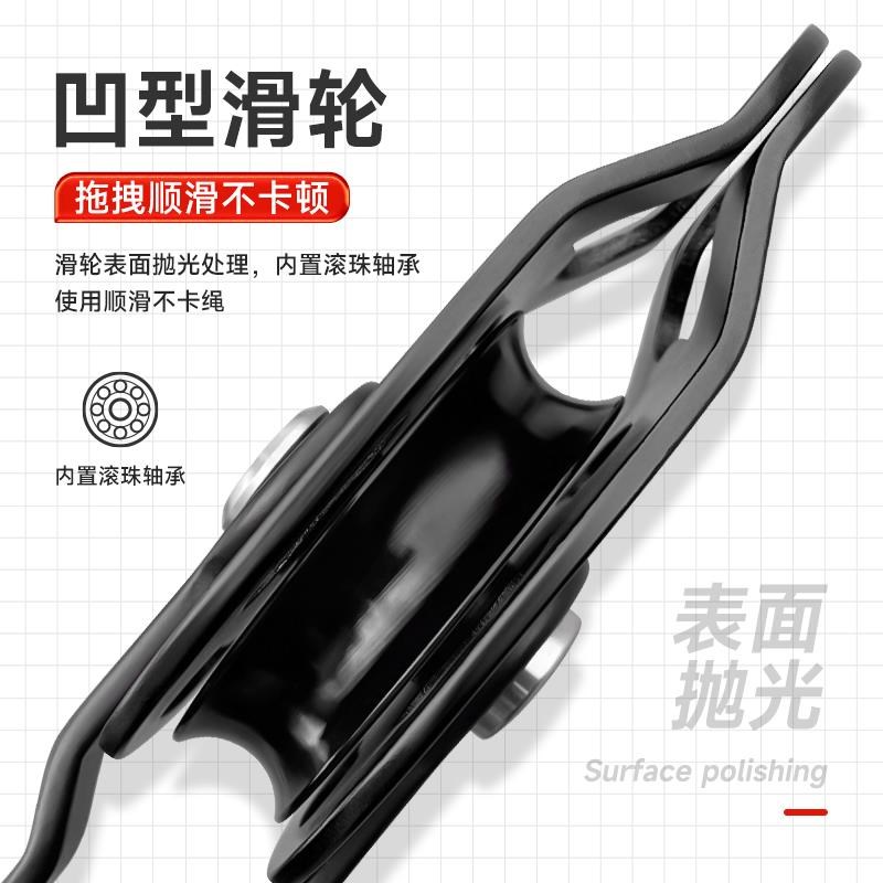 莱普特提拉起重上升器手t拉动定滑轮组省力吊重物提升器家用救援
