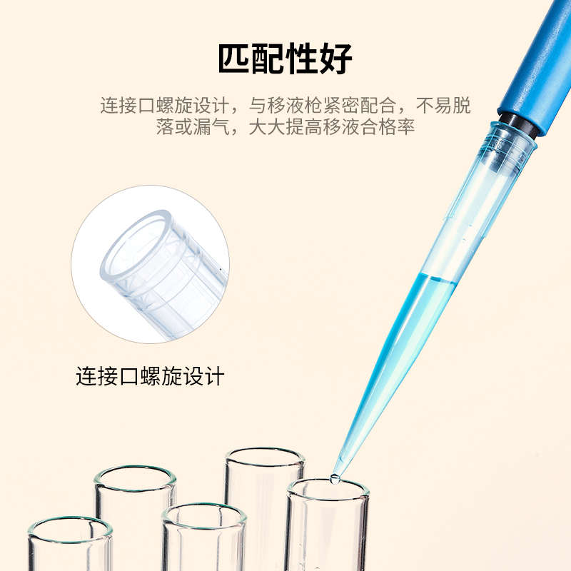 比克曼生物无菌袋装移液器吸头一次性排枪枪头1H0ul1250uL5ml10m