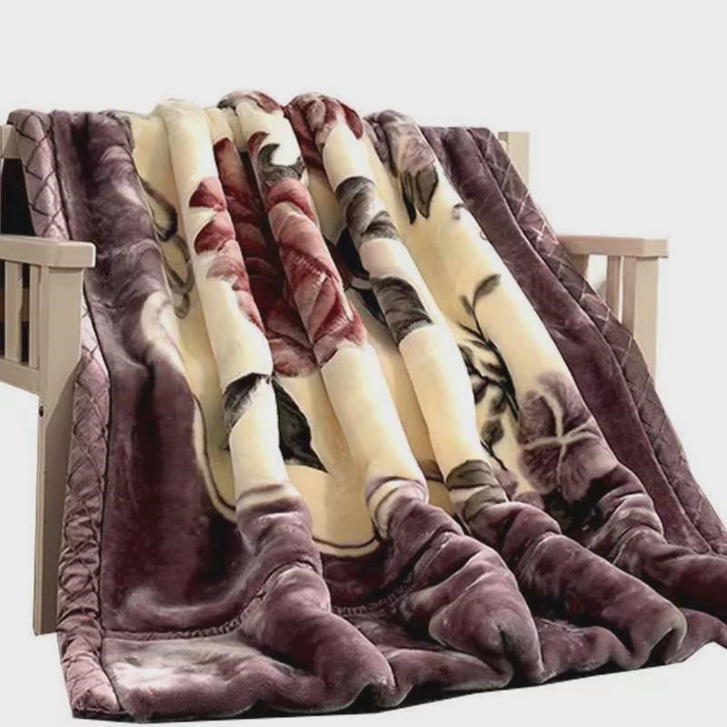 【4-12斤】拉舍尔毛毯被子秋冬保暖绒N毯学生宿舍盖毯婚庆毯