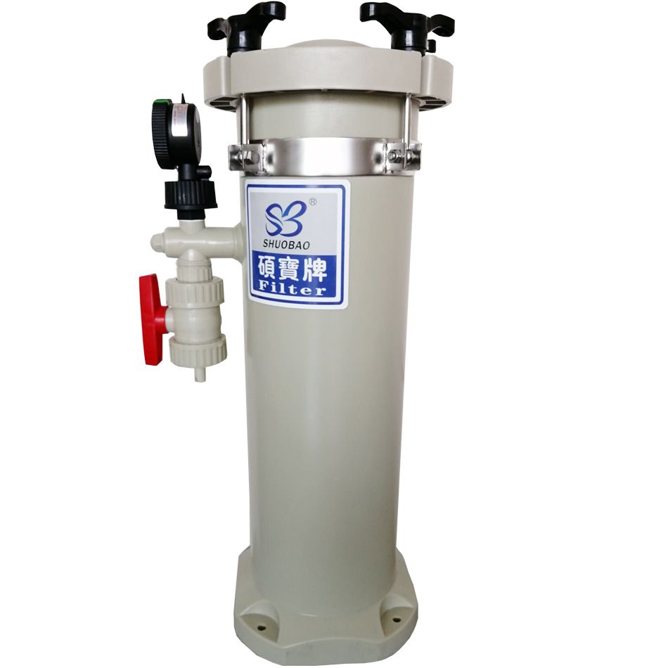 前处理过滤器滤芯式精密过滤器耐酸碱PP水处理过滤桶源头工厂生产