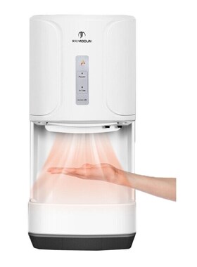 莫顿MODUNM-2008D白色长款全自动感应干手器酒V店卫生间烘手器