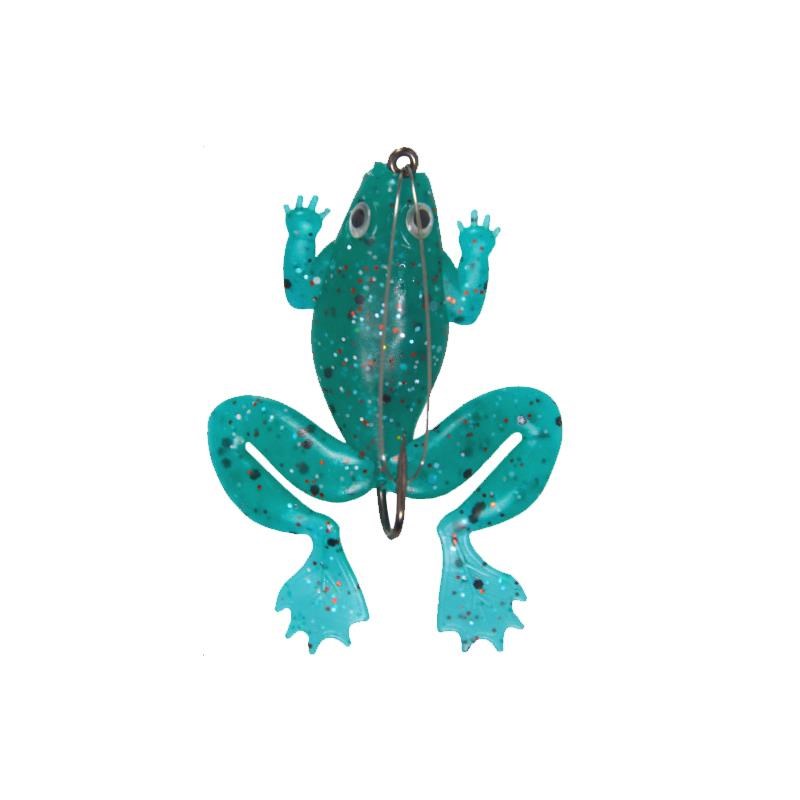 路亚黑鱼小青蛙小雷蛙鲶鱼乌鳢鱼财鱼淡水草塘亮水T单钩防挂1包4