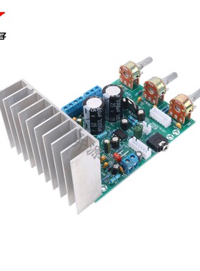 TDA2050+TDA2030A发烧超重低音2.1三声O道低音炮功放板高保真音箱