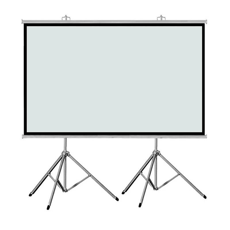 支架幕布150寸投影幕布免打孔投影仪幕布家用免T打孔幕布投影家用