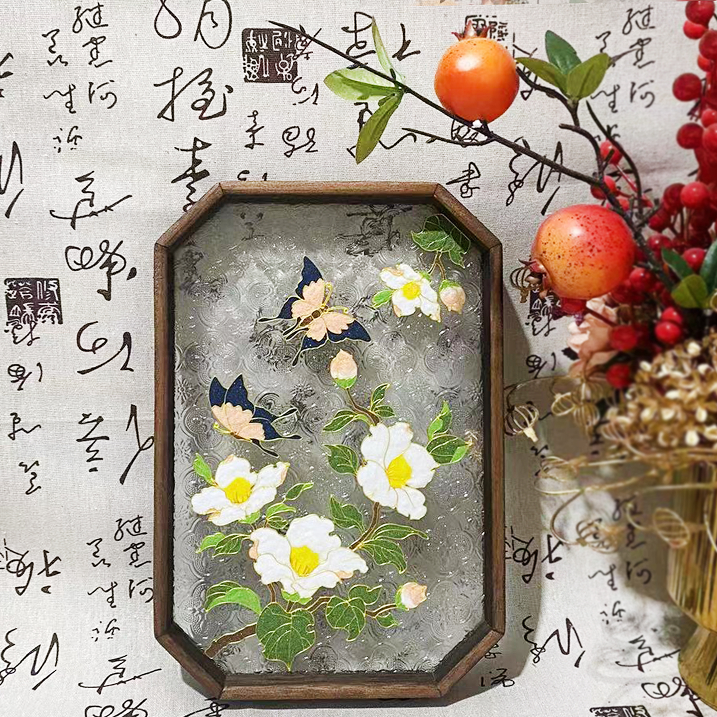 省去掐丝环节可以直接点蓝上色