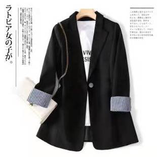 西装 blazers 外套女2022spring casual jackets women 6XL胖mm薄款