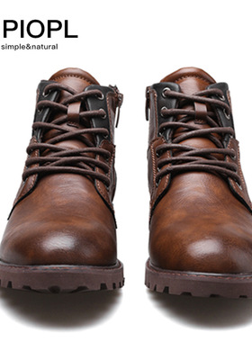 winter boots black men martin boots shoes for men mens shoes