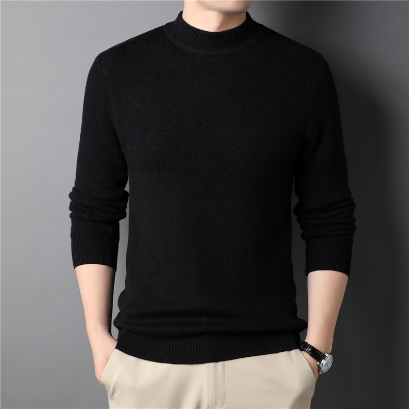 man Sweaters Winter Long Sleeve Sweater Tops Men fleece for