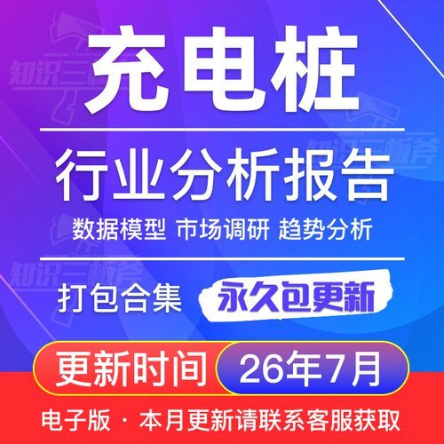 2022年充电行业设施研究分析报告