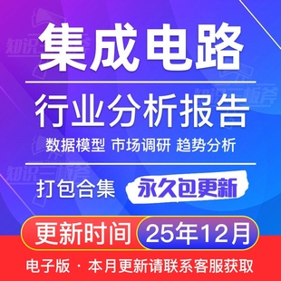 2025年中国集成电路行业发展研究报告产业链投资机会市场前景合集