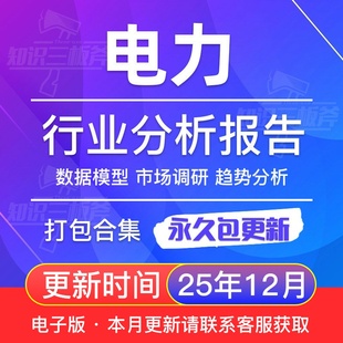 2025年中国电力产业研究报告电力设备电改系列报告产业投资机会