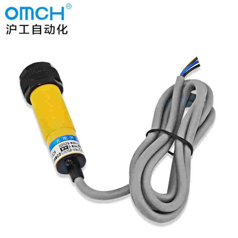 红外线感应光电开关传感器E3F-DS30P2直流三线PNP常闭24V漫反射式